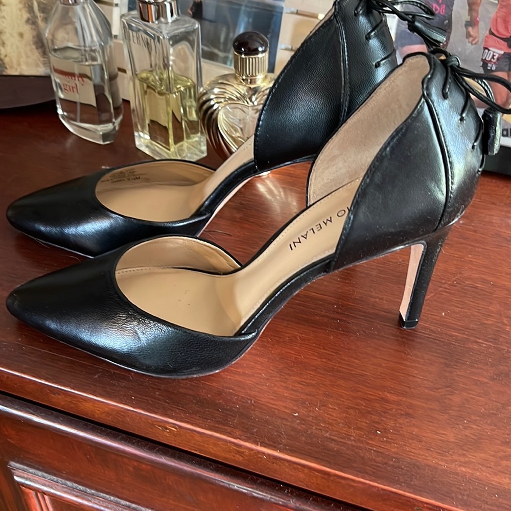 Antonio Melani Black Heels Size 8.5
